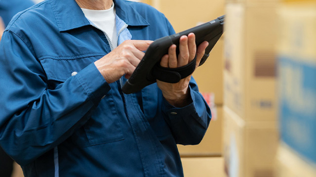 貿易人材派遣の男性