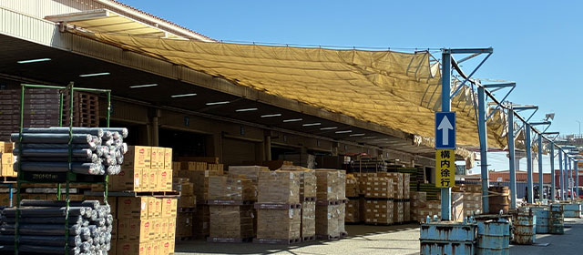 摩耶2号上屋 鉄筋平屋建の外観